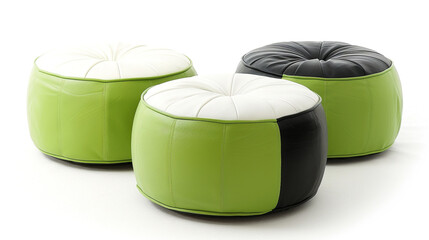 colorful round couch