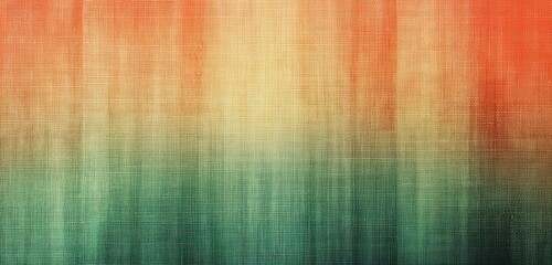 Tapestry fabric effect enriches burnt orange to sage gradient
