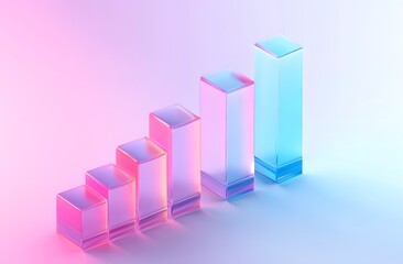 business graph 3d