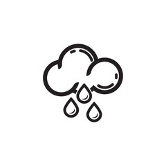 Weather symbol logo icon, vector illustration design