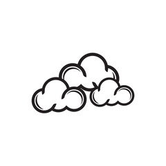Weather symbol logo icon, vector illustration design