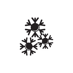 Fototapeta premium Weather symbol logo icon, vector illustration design