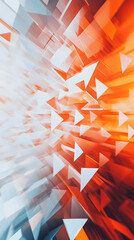  A pattern of abstract arrows forming a dynamic flow. 