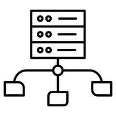Fototapeta premium Data Classification icon