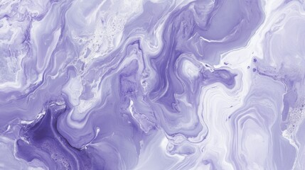 Obraz premium Marble wallpaper featuring soft lavender and white veining with a polished finish