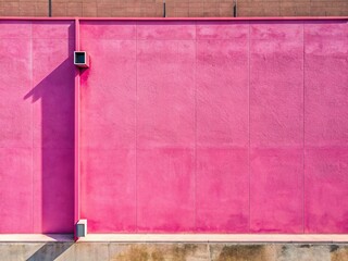 Powder Pink Concrete Wall Texture: Abstract Aerial Background