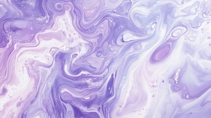 Obraz premium Marble wallpaper featuring soft lavender and white veining with a polished finish