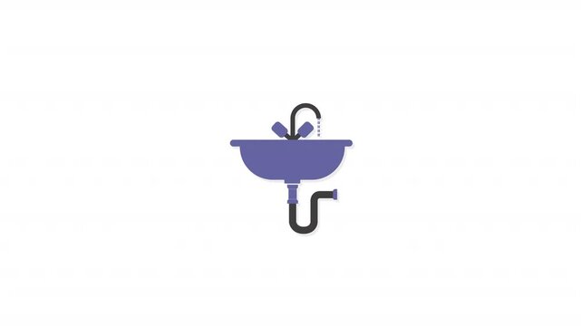 Wash Basin Vector Icon