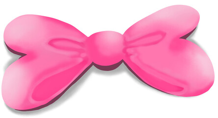 pink bow