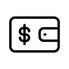 Wallet icon design template