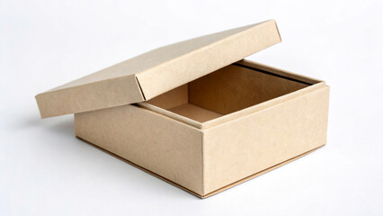 open cardboard box