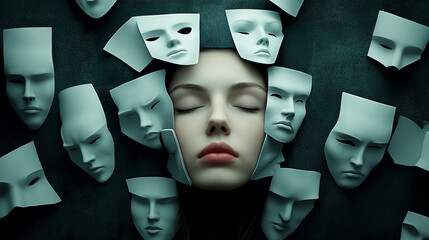 Exploring identity and emotion through mask imagery