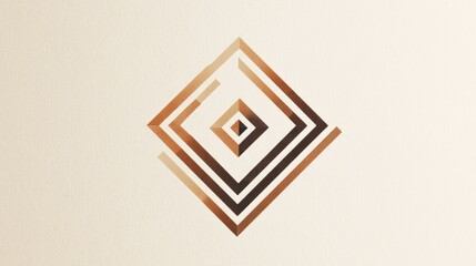 A clean and minimalistic logo design with geometric elements on a plain background, perfect for modern branding and identity