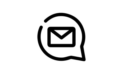 Chat Talk bubble icon. 