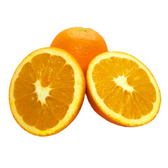 orange isolated on white