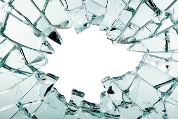 Broken glass texture transportation accessories chandelier.