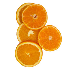 orange isolated on white
