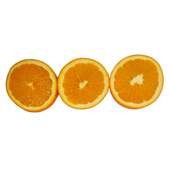 orange isolated on white