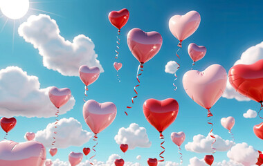 Heart Pattern Romantic Background Image for Valentine&rsquo;s Day or Romantic Events for Couples