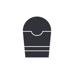 Food package solid icons, minimalist vector illustration ,simple transparent graphic element .Isolated on white background