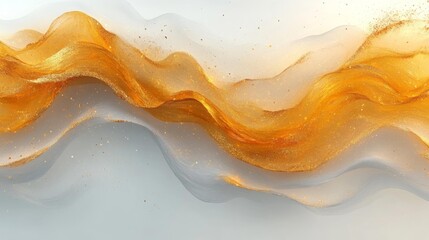 Soft illustration of a woman shocked while putting on a jacket. Generative AI