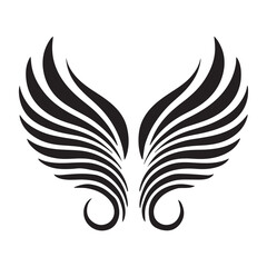 Stylized Wings Vector Illustration