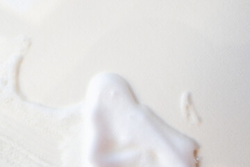 image of foam bubbles on a light background