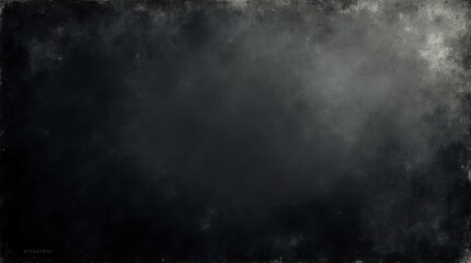 Obraz premium Dust And Scratches Design. Aged Photo Editor Layer. Black Grunge Abstract Background. Copy Space