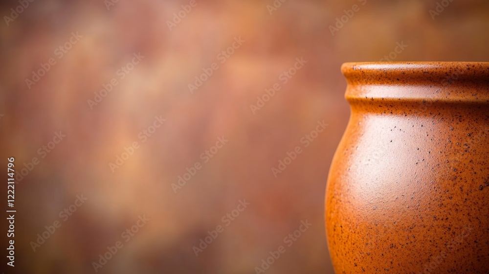 Aufkleber soft natural light highlights a single vase with an elegant design and smooth texture against a neut