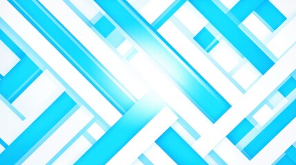 Modern Abstract Blue and White Geometric Background with Lines