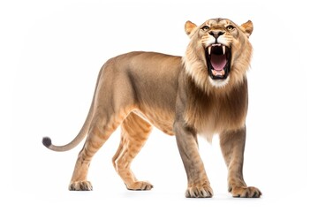 Obraz premium Wildlife roaring mammal animal.