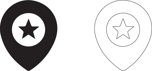 Best Location Sign. Place Optimization vector icon.