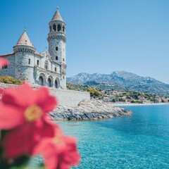 Coastal Church  Mediterranean Sea  Scenic View  Summer Vacation  Travel Photography  Rocky