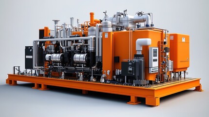 Fototapeta premium Advanced Industrial Thermal Maintenance Machinery 