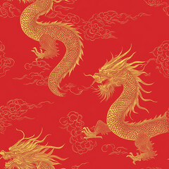 Obraz premium Dragon pattern