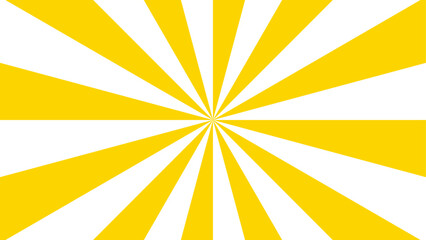 Yellow and white sunburst abstract background. Funky ray elements with Classic vintage rays design. Background Sunburst Web Banner Design.