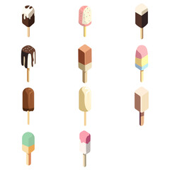 ice cream vector illustration