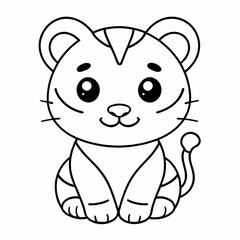 Obraz premium Adorable Baby Lion