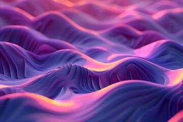 Obraz premium A computer generated image of a mountain range