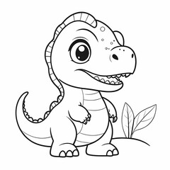 Fototapeta premium Cute Dinosaur