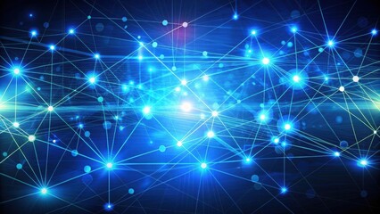 Global Network Connection Abstract Background - Futuristic technology