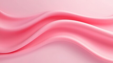 Obraz premium Soft Pink Waves Flowing Elegantly Across a Subtle Background for Artistic and Modern Design Purposes