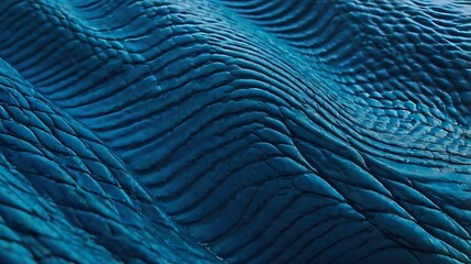 An abstract blue gradient with smooth, wave-like patterns blending turquoise, cobalt, and royal blue, creating depth and a dynamic sense of motion.