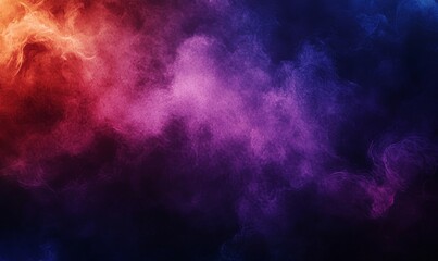 Naklejka premium Dramatic Dark Cloudy Sky with Atmospheric Smoke Texture for Mysterious and Moody Backgrounds or Conceptual Scenes, Generative AI