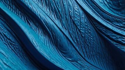 An abstract blue gradient with smooth, wave-like patterns blending turquoise, cobalt, and royal blue, creating depth and a dynamic sense of motion.
