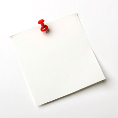 note paper with pin