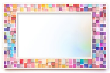 Rainbow art backgrounds frame.