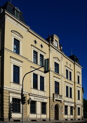 Historical University Building in the Town Bernburg at the River Saale, Saxony - Anhalt