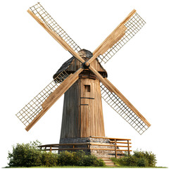 Rustic Windmills: Historical Architecture and Sustainable Energy Symbols