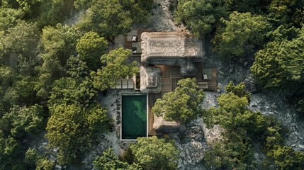 Luxurious villa with private pool surrounded by lush tropical greenery for ultimate relaxation